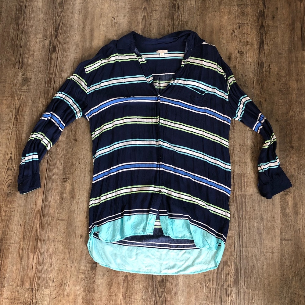 GAP Striped Button Up